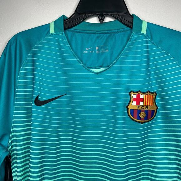 Barcelona FC Football Soccer Shirt Jersey Goberstein Player Nike Size Large - Picture 3 of 5